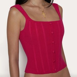 Danielle Guizio FULL LENGTH KNIT CORSET